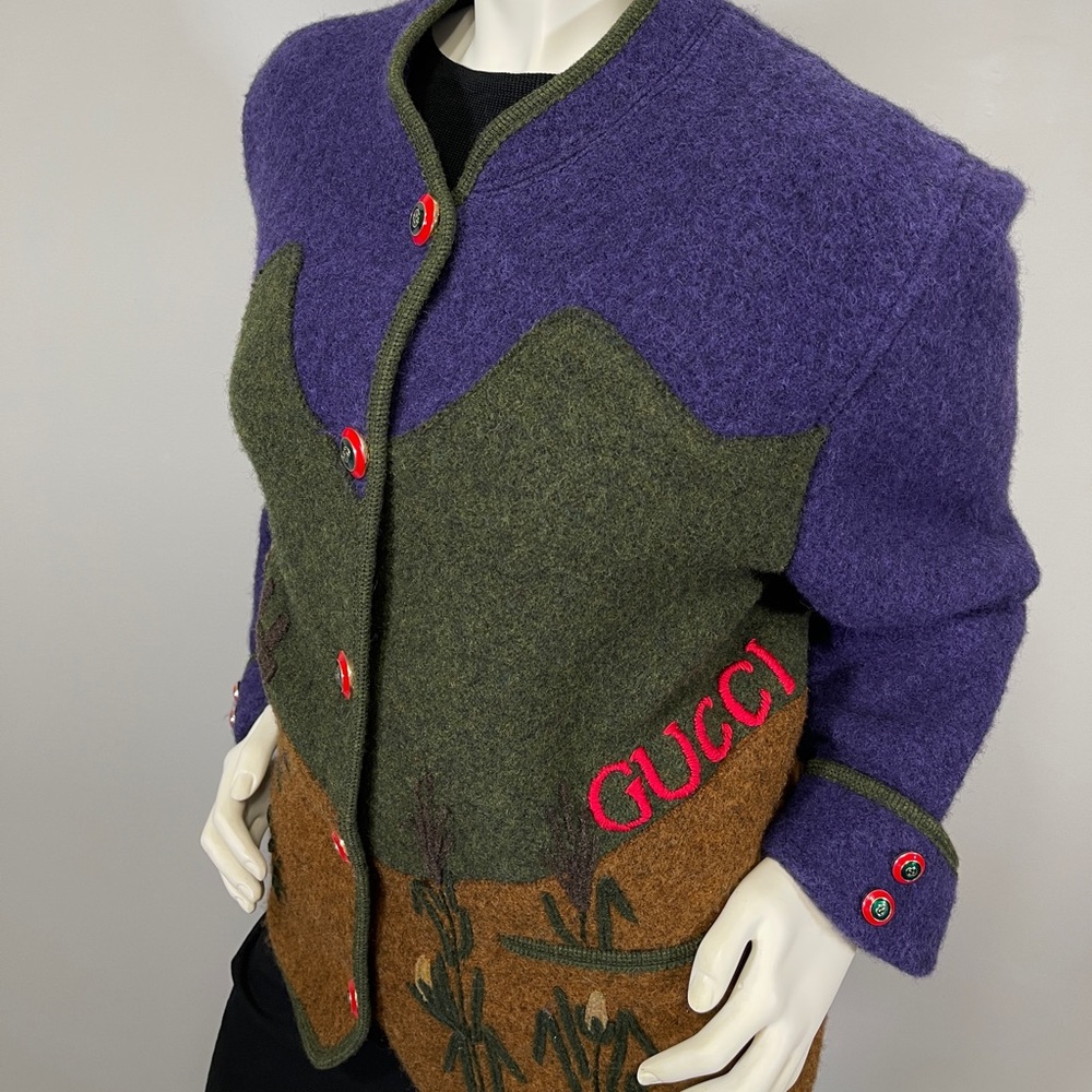 Custom Gucci Women’s Wool jacket Handmade